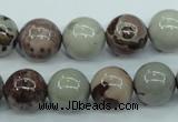 CAR05 15.5 inches 12mm round artistic jasper beads wholesale