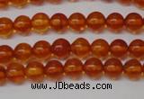 CAR111 15.5 inches 4mm round natural amber beads