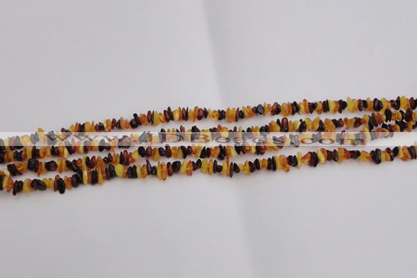 CAR205 32 inches 3*5mm natural amber chips beads wholesale