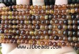 CAR215 15.5 inches 5mm round natural amber beads wholesale