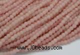 CAS01 15.5 inches 3mm round pink angel skin gemstone beads