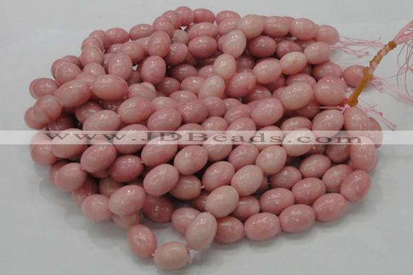 CAS11 15.5 inches 13*18mm rice pink angel skin gemstone beads