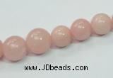 CAS33 15.5 inches 8mm - 16mm round pink angel skin gemstone beads