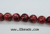 CAT161 15.5 inches 8mm round dyed natural aqua terra jasper beads