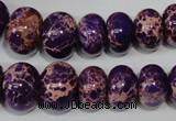 CAT303 15.5 inches 7*10mm – 15*20mm rondelle dyed aqua terra jasper beads