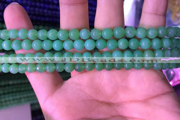 CAU371 15.5 inches 5mm round Australia chrysoprase beads