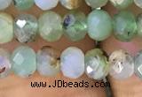 CAU426 15.5 inches 3*5mm faceted rondelle Australia chrysoprase beads