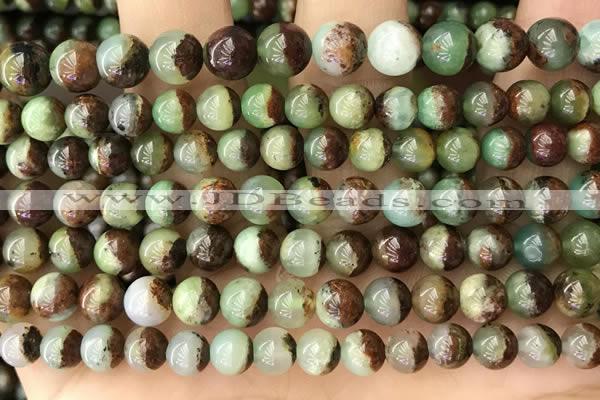 CAU452 15.5 inches 6mm - 6.5mm round Australia chrysoprase beads