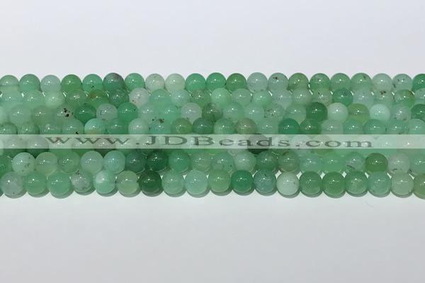 CAU533 15.5 inches 6mm round Australia chrysoprase gemstone beads wholesale