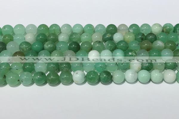 CAU534 15.5 inches 8mm round Australia chrysoprase gemstone beads wholesale