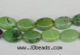 CAU65 15.5 inches 8*12mm oval Australia chrysoprase beads