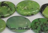 CAU66 15.5 inches 22*30mm oval Australia chrysoprase beads