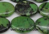 CAU67 15.5 inches 18*25mm oval Australia chrysoprase beads