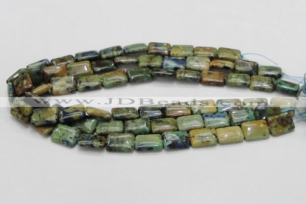 CAZ02 15.5 inches 14*18mm rectangle natural azurite gemstone beads