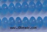 CBC271 15.5 inches 5*8mm A grade rondelle ocean blue chalcedony beads