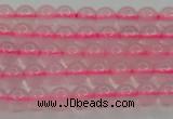 CBC300 15.5 inches 4mm round pink chalcedony beads wholesale