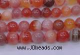 CBC400 15.5 inches 4mm A grade round orange chalcedony beads