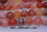 CBC401 15.5 inches 6mm A grade round orange chalcedony beads