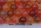 CBC412 15.5 inches 8mm AA grade round orange chalcedony beads