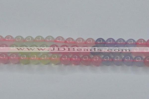 CBC422 15.5 inches 8mm round mixed chalcedony beads wholesale