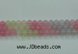 CBC423 15.5 inches 10mm round mixed chalcedony beads wholesale