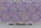 CBC432 15.5 inches 10mm round purple chalcedony beads wholesale