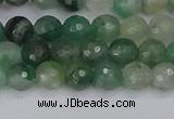 CBC700 15.5 inches 4mm faceted round African green chalcedony beads