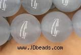 CBC734 15.5 inches 12mm round blue chalcedony beads wholesale