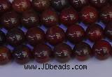 CBD351 15.5 inches 6mm round poppy jasper beads wholesale