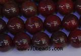 CBD353 15.5 inches 10mm round poppy jasper beads wholesale