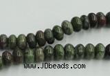 CBG03 15.5 inches 5*8mm rondelle bronze green gemstone beads