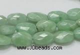 CBJ29 15.5 inches 10*14mm faceted oval jade beads wholesale