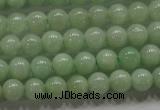 CBJ307 15.5 inches 4mm round A grade natural jade beads