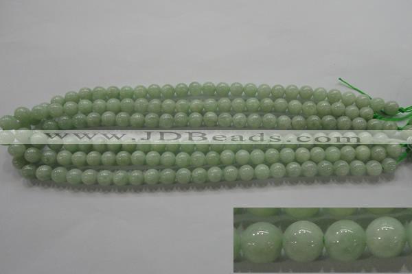 CBJ309 15.5 inches 8mm round A grade natural jade beads