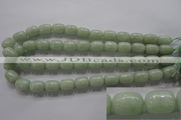 CBJ321 15.5 inches 12*16mm drum A grade natural jade beads