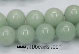 CBJ330 15.5 inches 14mm round AA grade natural jade beads