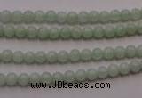 CBJ400 15.5 inches 4mm round natural jade beads wholesale