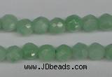 CBJ46 15.5 inches 4mm faceted round jade beads wholesale