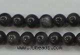 CBJ502 15.5 inches 6mm round black jade beads wholesale