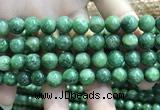 CBJ638 15.5 inches 10mm round Russian green jade beads wholesale