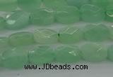 CBJ69 15.5 inches 6*8mm faceted rectangle jade gemstone beads