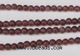 CBQ200 15.5 inches 4mm round strawberry quartz beads wholesale