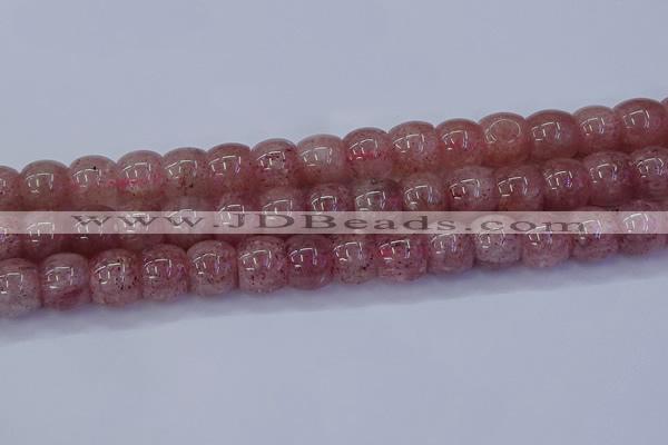 CBQ444 15.5 inches 15*20mm rondelle strawberry quartz beads