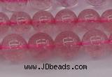 CBQ483 15.5 inches 10mm round strawberry quartz beads wholesale