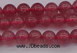 CBQ486 15.5 inches 6mm round strawberry quartz beads wholesale