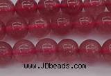 CBQ487 15.5 inches 8mm round strawberry quartz beads wholesale