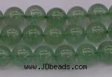 CBQ491 15.5 inches 6mm round green strawberry quartz beads