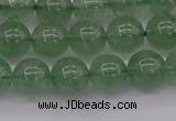 CBQ492 15.5 inches 8mm round green strawberry quartz beads