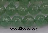 CBQ493 15.5 inches 10mm round green strawberry quartz beads