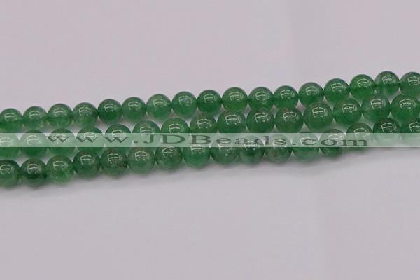 CBQ498 15.5 inches 10mm round green strawberry quartz beads